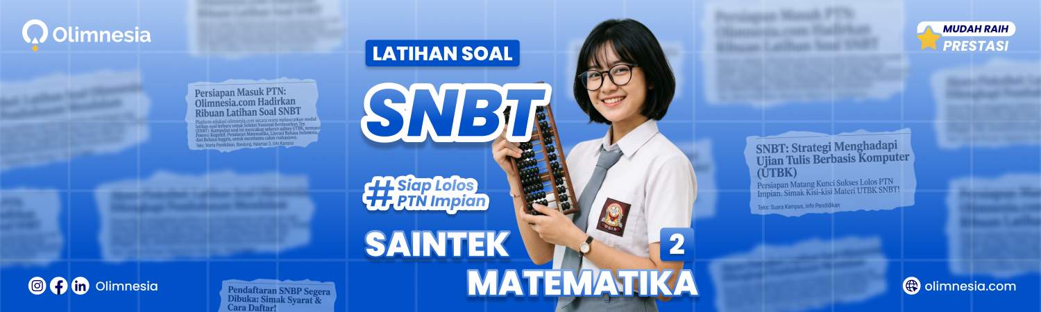 Latihan Soal dan Pembahasan UTBK Saintek Matematika 2026