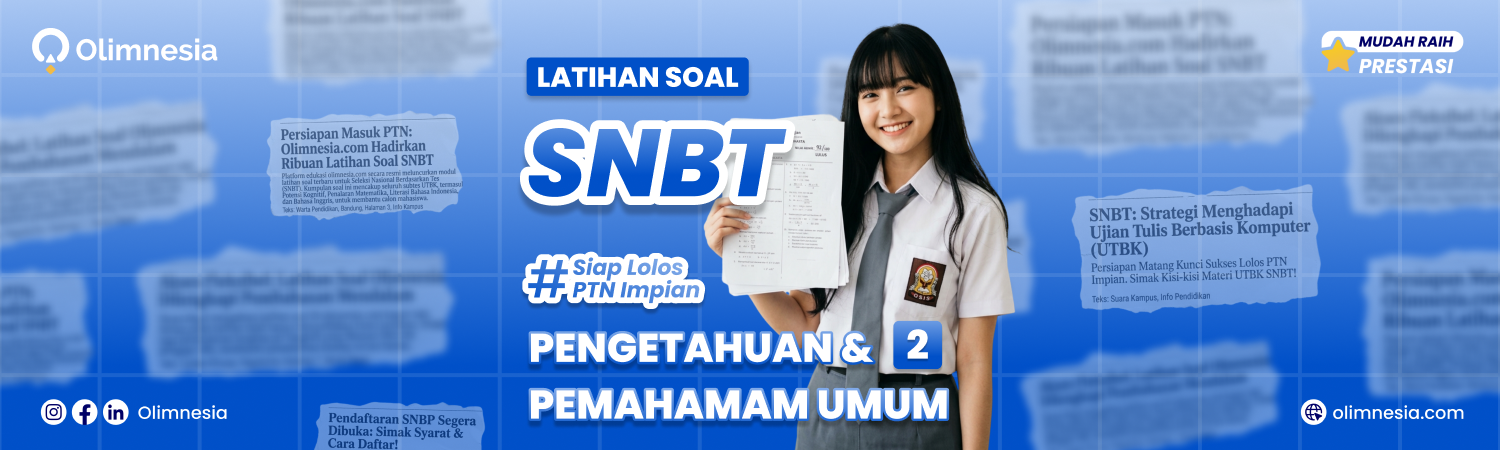 Latihan Soal SNBT 2026 - Pengetahun dan Pemahaman Umum (PU) - PAKET 2