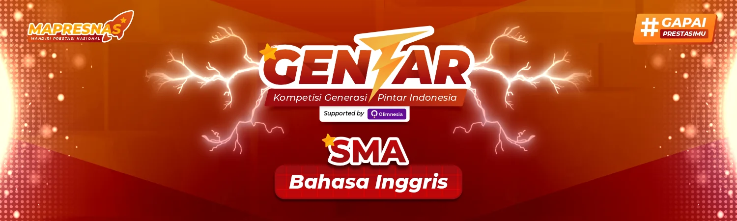 Latihan Soal dan Pembahasan Lomba Bahasa Inggris - GENTAR 2026 (Jenjang SMA)