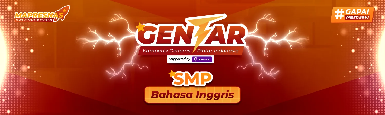Latihan Soal dan Pembahasan Bahasa Inggris  - GENTAR 2026 (Jenjang SMP)