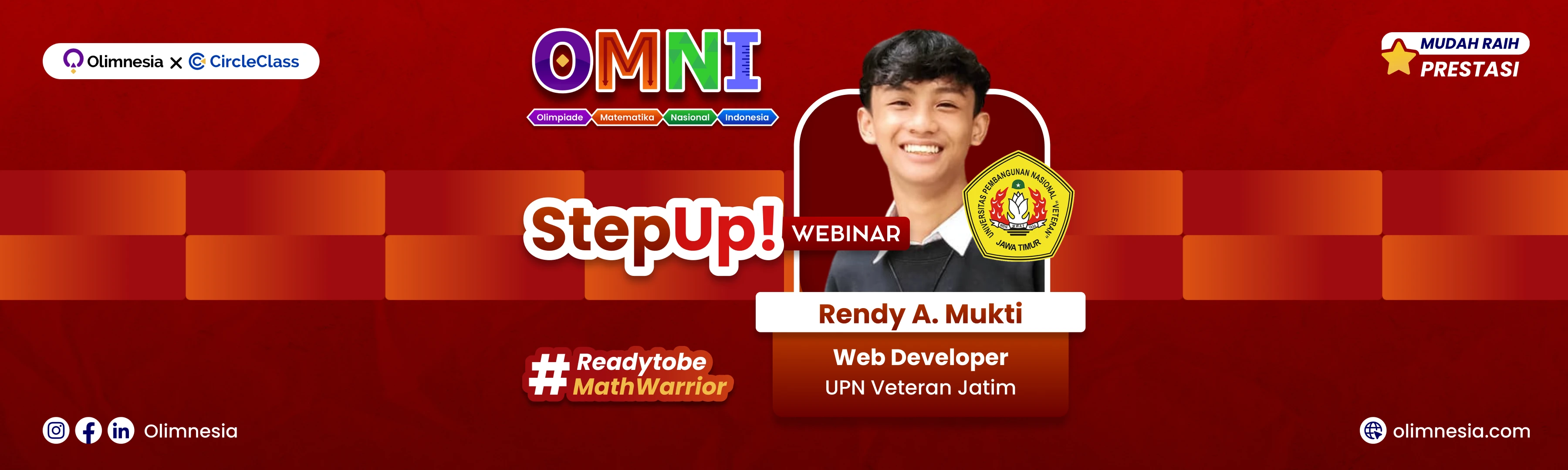 Step Up Webinar ! : Kunci Strategi Menjadi Juara Informatika dan Matematika