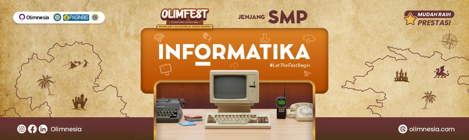 Latihan Soal & Pembahasan Informatika - Olimfest 2025 (Jenjang SMP)