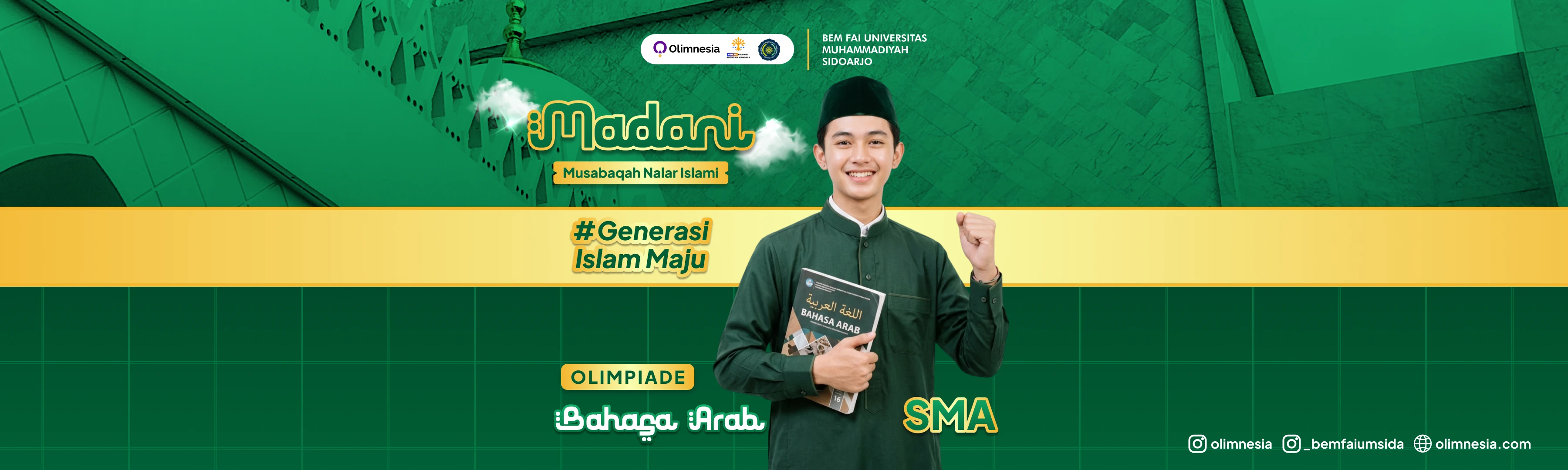 Lomba Olimpiade Bahasa Arab Nasional - Madani 2026 (Jenjang SMA)