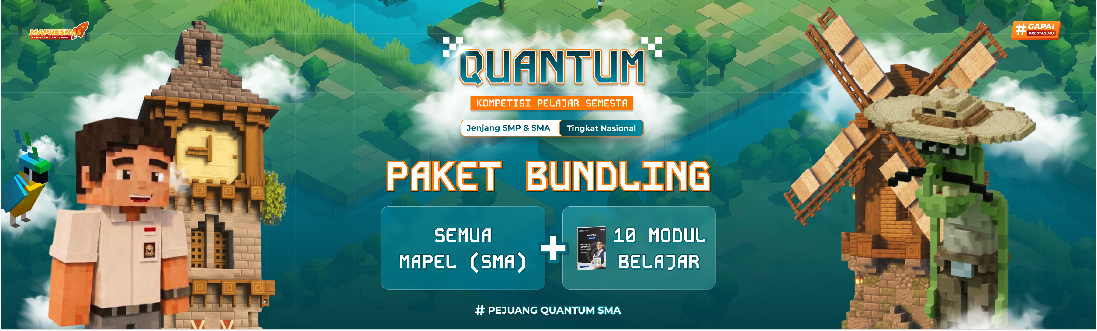 Paket Pejuang Quantum SMA (17 bidang Lomba)
