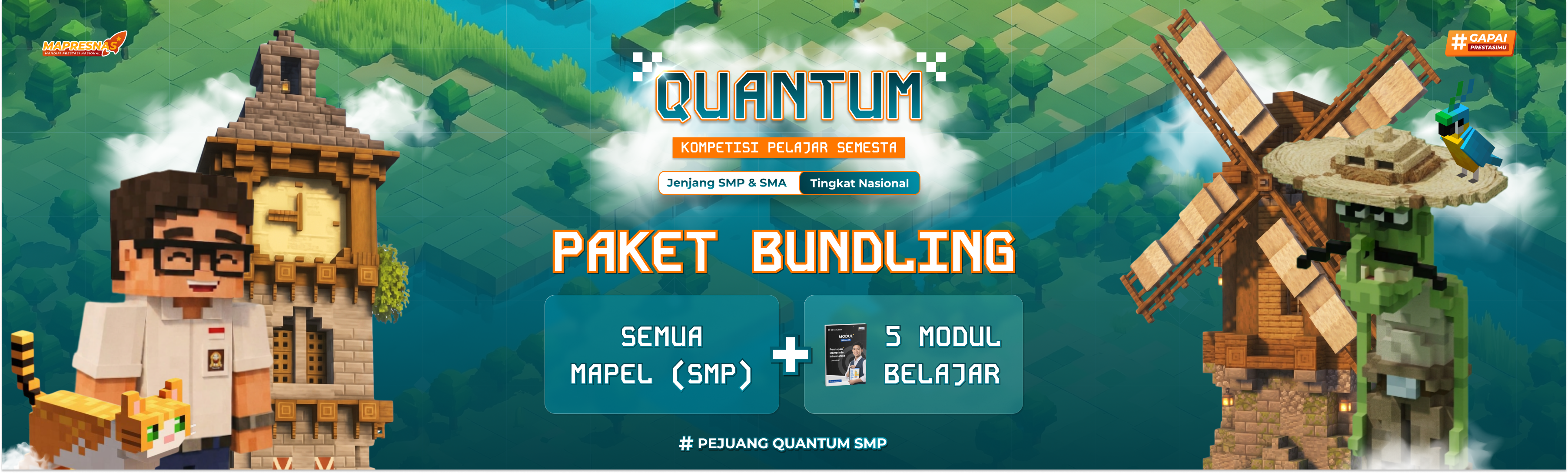 Paket Pejuang Quantum SMP (9 Bidang Lomba)