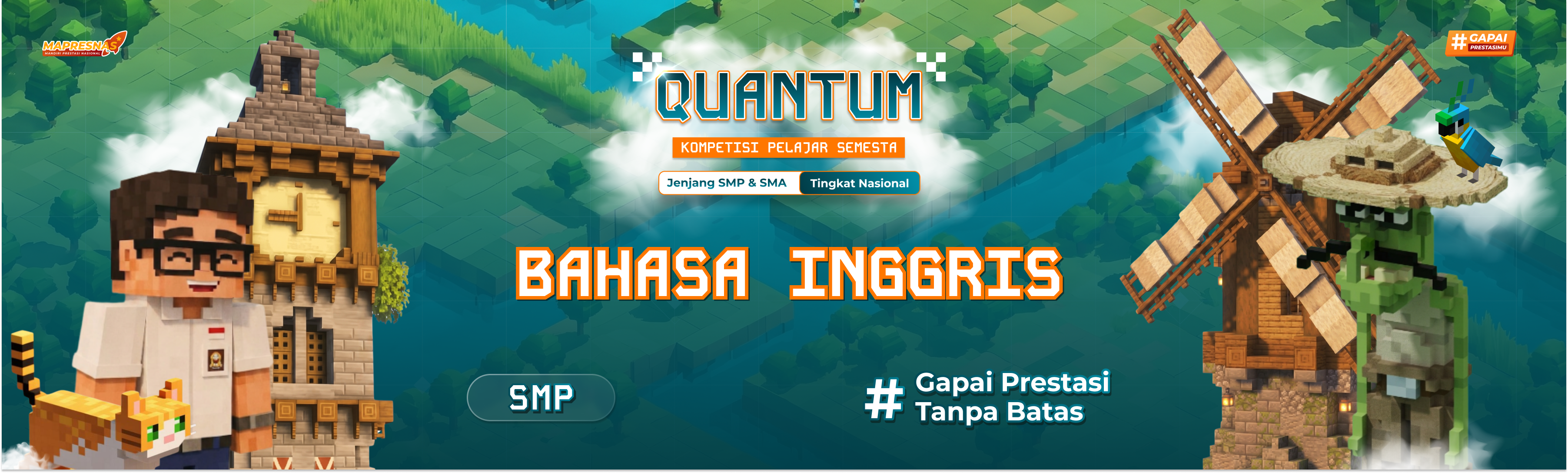 Kompetisi Bahasa Inggris Tingkat Nasional - QUANTUM 2026 (Jenjang SMP)