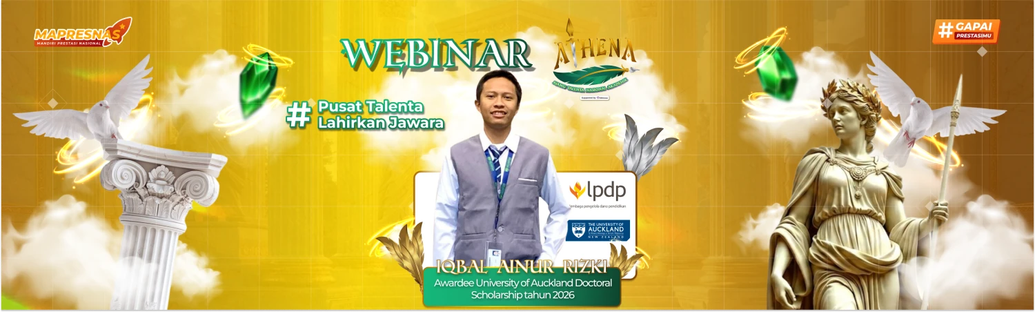 Webinar ATHENA 2026 : Rahasia Menjadi Pelajar Berprestasi dan Juara Olimpiade