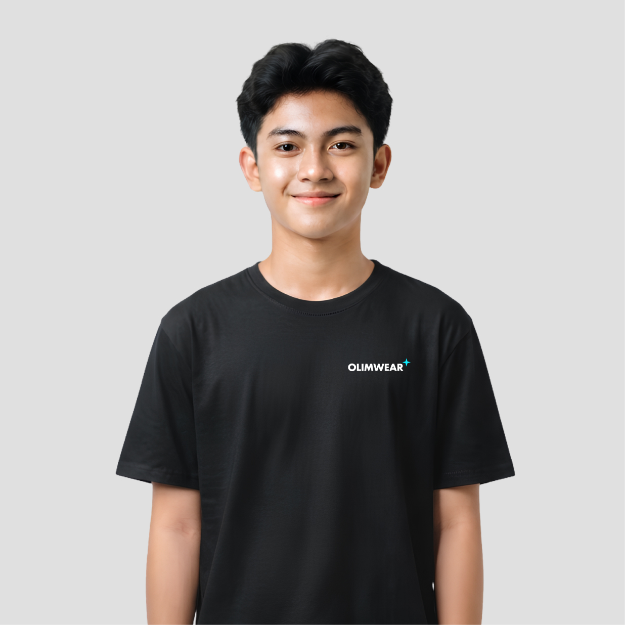 Kaos Distro D-A21 Astronot Glitch Premium Cotton Combed Kaos Mahasiswa Pria Wanita Unisex — foto 4